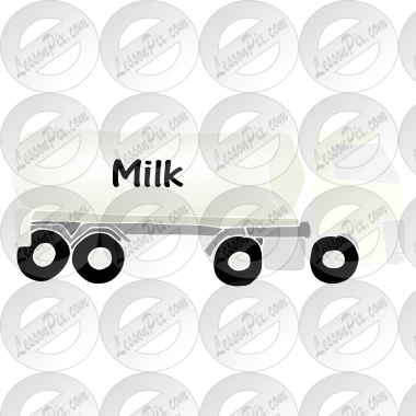 Milk Truck Stencil
