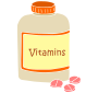 Vitamins Stencil