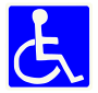 Handicap Stencil