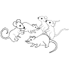 rats Outline