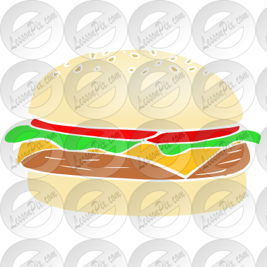 Cheeseburger Outline