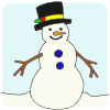 Give+your+snowman+stick+arms_+buttons+and+a+hat. Picture