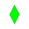 Green Rhombus Picture