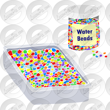 Water Beads Stencil