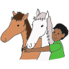 The+boy+is+hugging+a+horse.+The+horses+belong+to+___. Picture