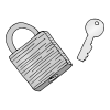 Lock.%0D%0AKey+lock%0D%0AOpen+the+lock.%0D%0ATurn+the+lock+left. Picture
