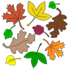 dot+paint+leaves Picture