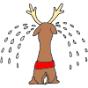 Crying Reindeer Picture