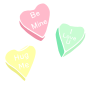 Heart Candy Stencil