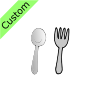 I+set+my+fork+or+spoon+down+between+bites. Picture