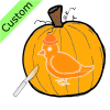 They+carved+a+picture+of+Little+Bird+on+a+pumpkin.++Did+it+work_ Picture